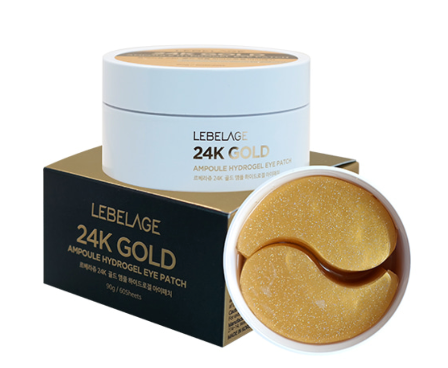 LEBELAGE 24k gold ampoule hydrogel eye ...