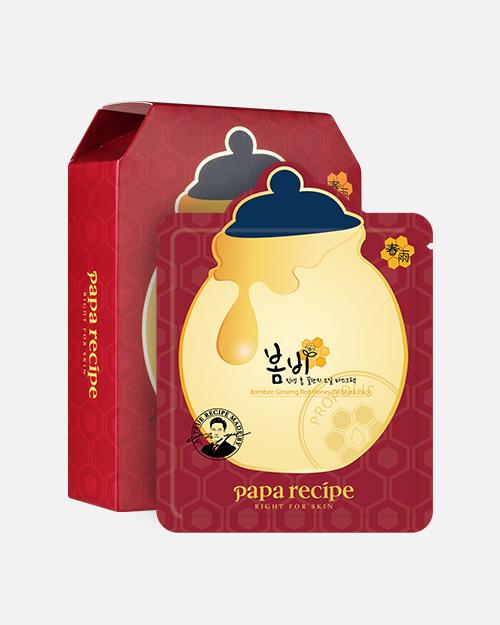 Papa Recipe Bombee Ginseng Red Honey Oil Mask Pack (10 Sheets)