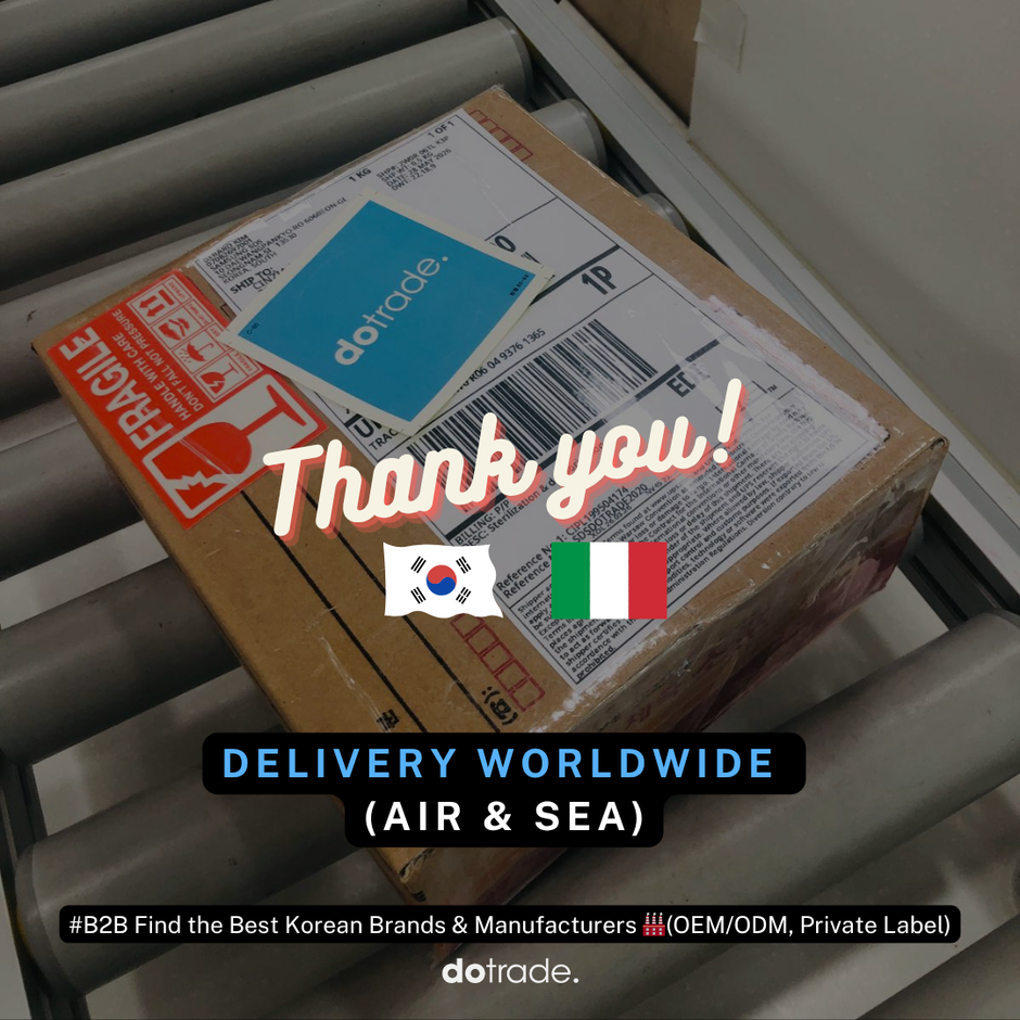 First step into Italy: Test order successfully delivered!