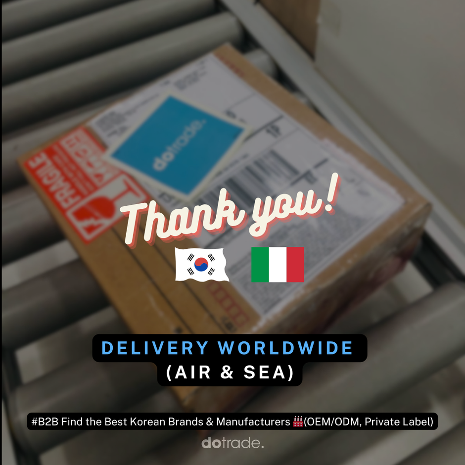 First step into Italy: Test order successfully delivered!