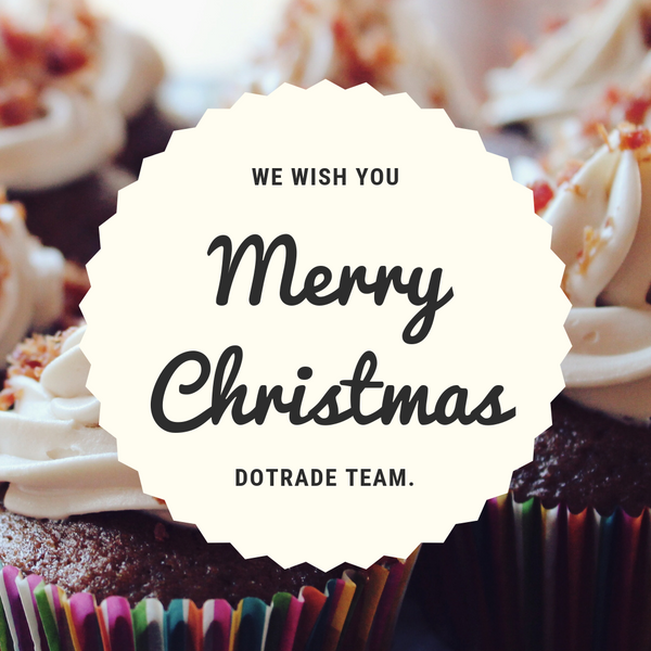 We wish you a Merry Christmas.  Dotrade x  Christmas 2019