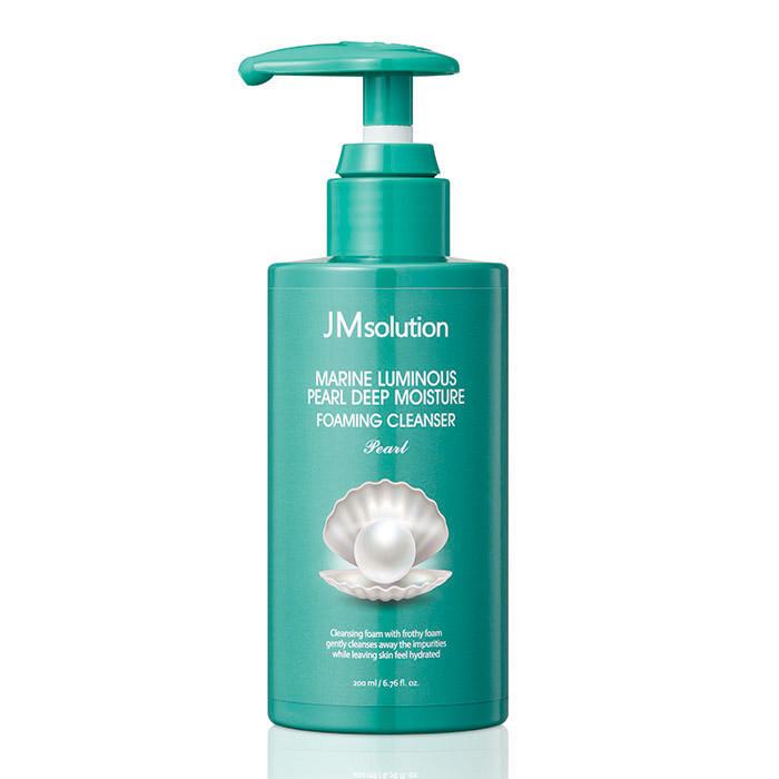 JMSOLUTION MARINE LUMINOUS PEARL DEEP MOISTURE FOAMING CLEANSER Pearl 200ml