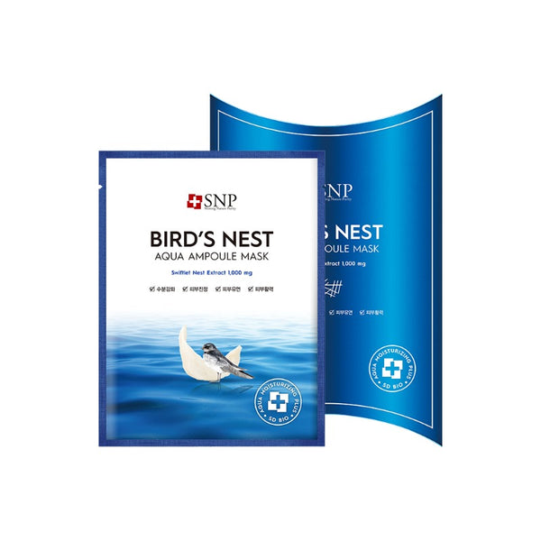 SNP Bird's Nest Aqua Ampoule Mask (Ver.6) 25ml