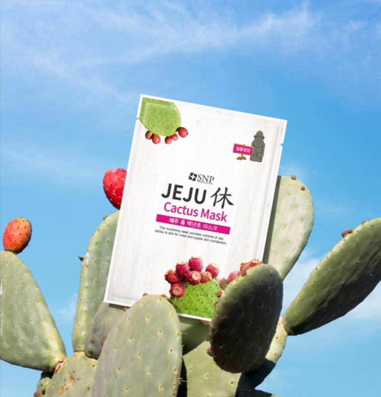 SNP Jeju Rest Cactus Mask 22ml