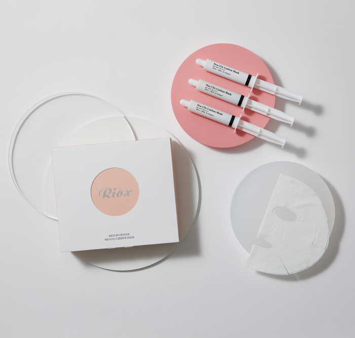 Riox RIOX Mask Carboxy CO2 Mask (25ml x 5 syringes + 5 mask sheet sets / bo ...
