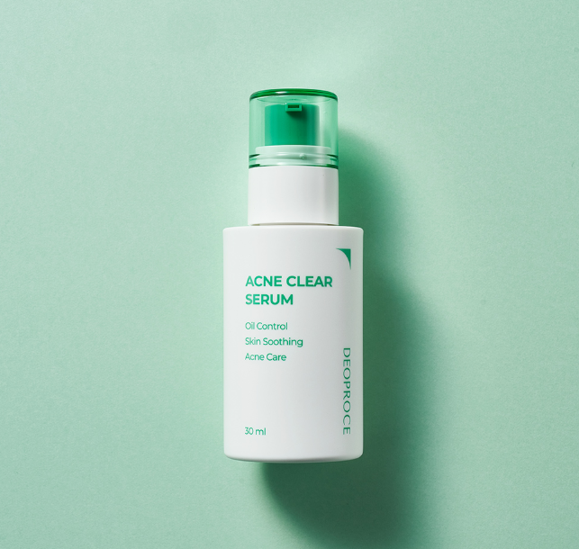 DEOPROCE ACNE CLEAR SERUM 30ml | Made in Korea Non-Sticky Finish  Antioxidant Care with 5-Root Extract Synergy  Suitable for Sensitive &amp; Blemish-Prone Skin Contains Anti-Sebum P 10,000 ppm