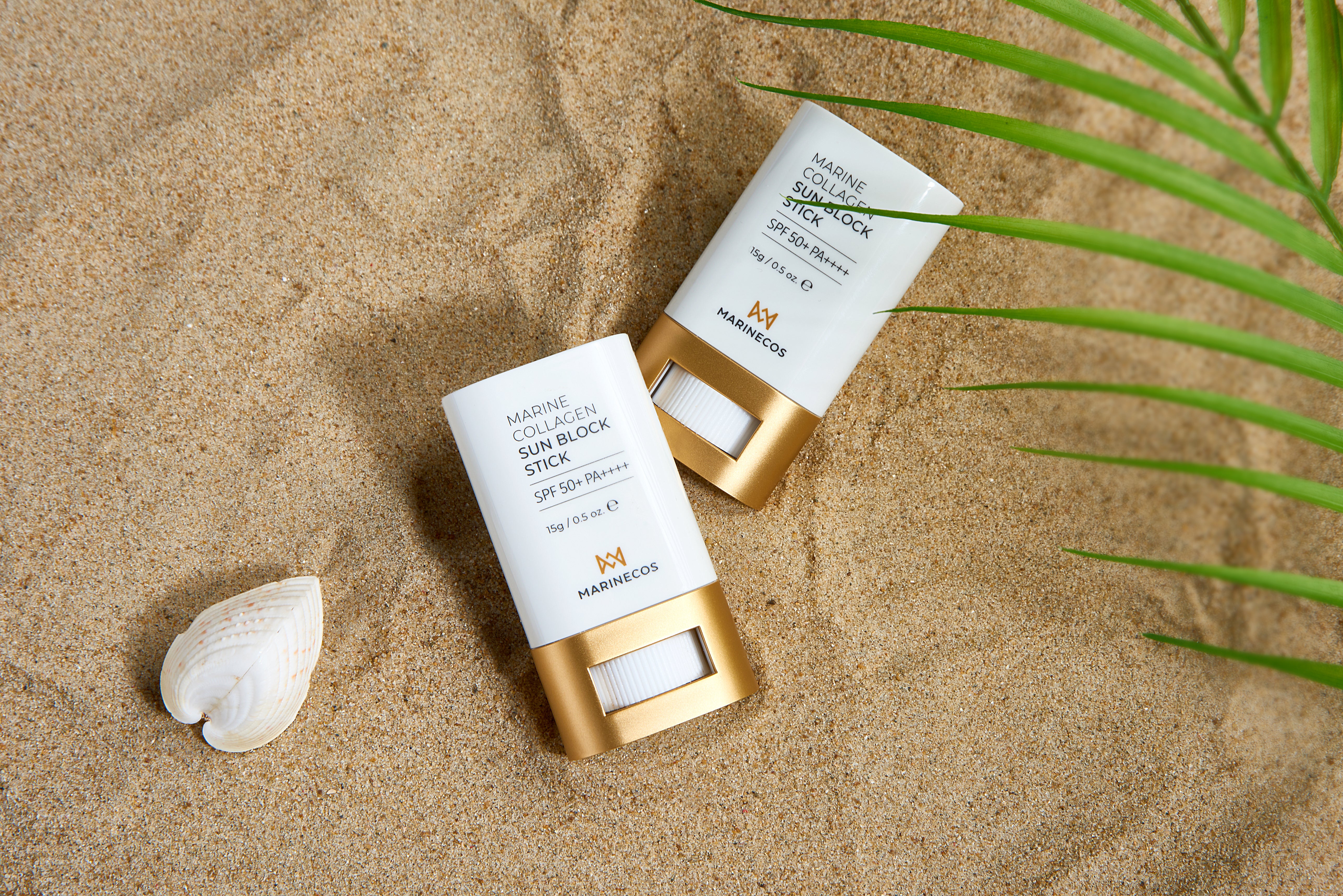 Marine Collagen Sun Block Stick 15g | Ultraviolet rays block for UVA, UVB (SPF 50+ PA ++++)