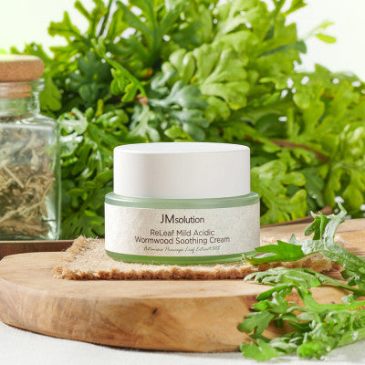 JMSOLUTION RELEAF MILD ACIDIC WORMWOOD SOOTHING CREAM
