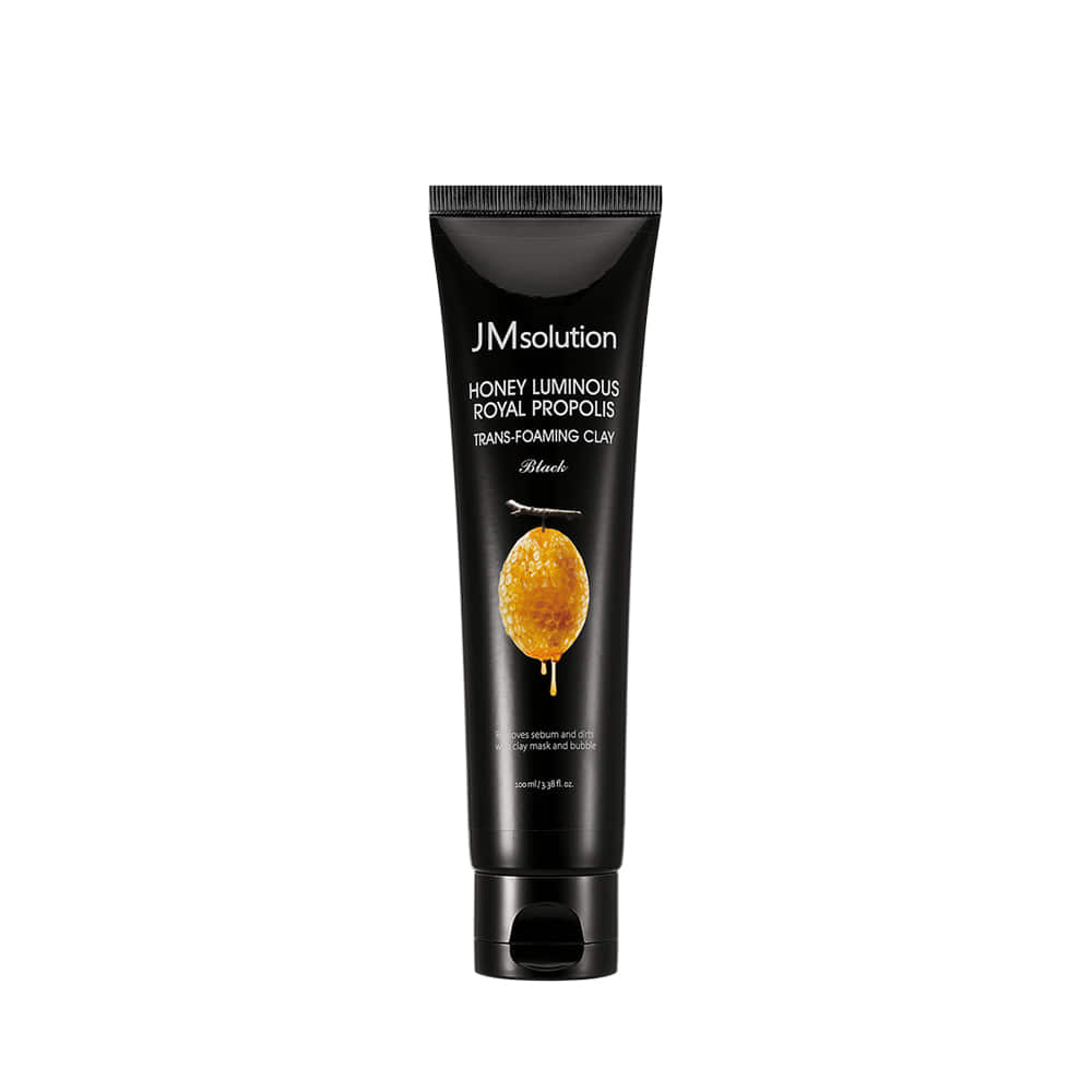 JMSOLUTION HONEY LUMINOUS ROYAL PROPOLIS TRANS-FOAMING CLAY Black                                                                                                                100ml