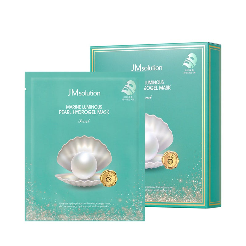 JMSOLUTION MARINE LUMINOUS PEARL HYDROGEL MASK PEARL 30g x 10 pices