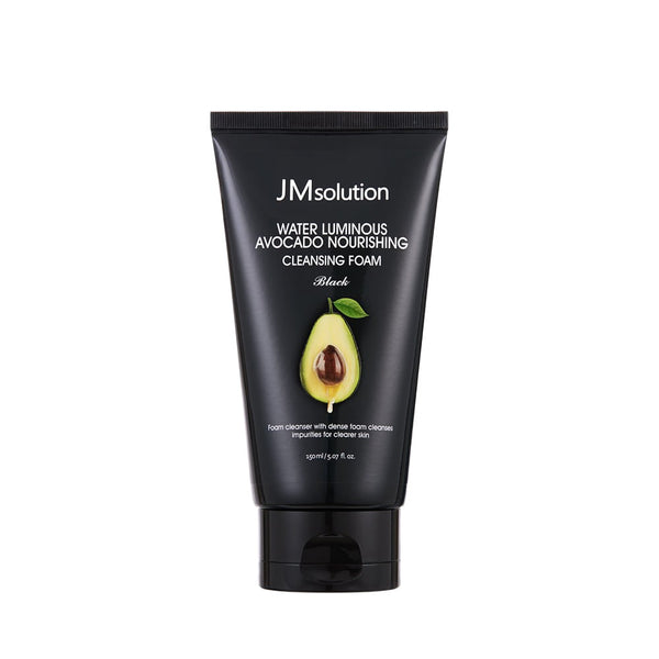 JMSOLUTION  WATER LUMINOUS AVOCADO NOURISHING CLEANSING FOAM Black150ml