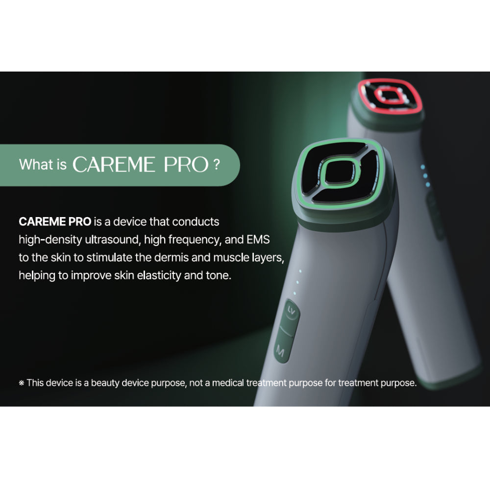 CAREME PRO 700g 4in 1 Beauty Device & RF + ULTRA-SONIC + EMS + LED | Improving Anti-aging Lifting Glow Skin Made in Korea