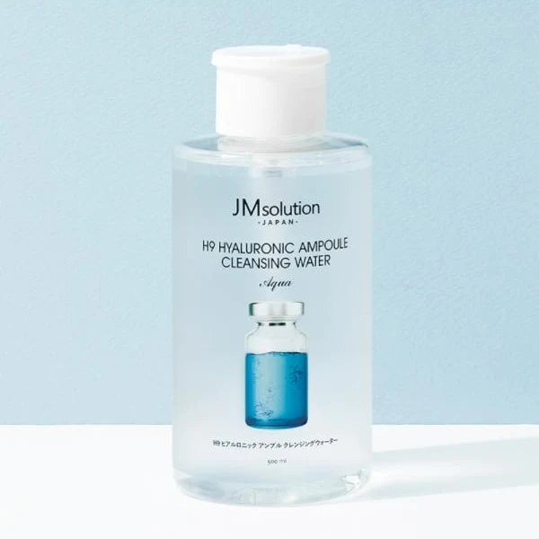 JMSOLUTION H9 HYALURONIC AMPOULE CLEANSING WATER AQUA 500ml