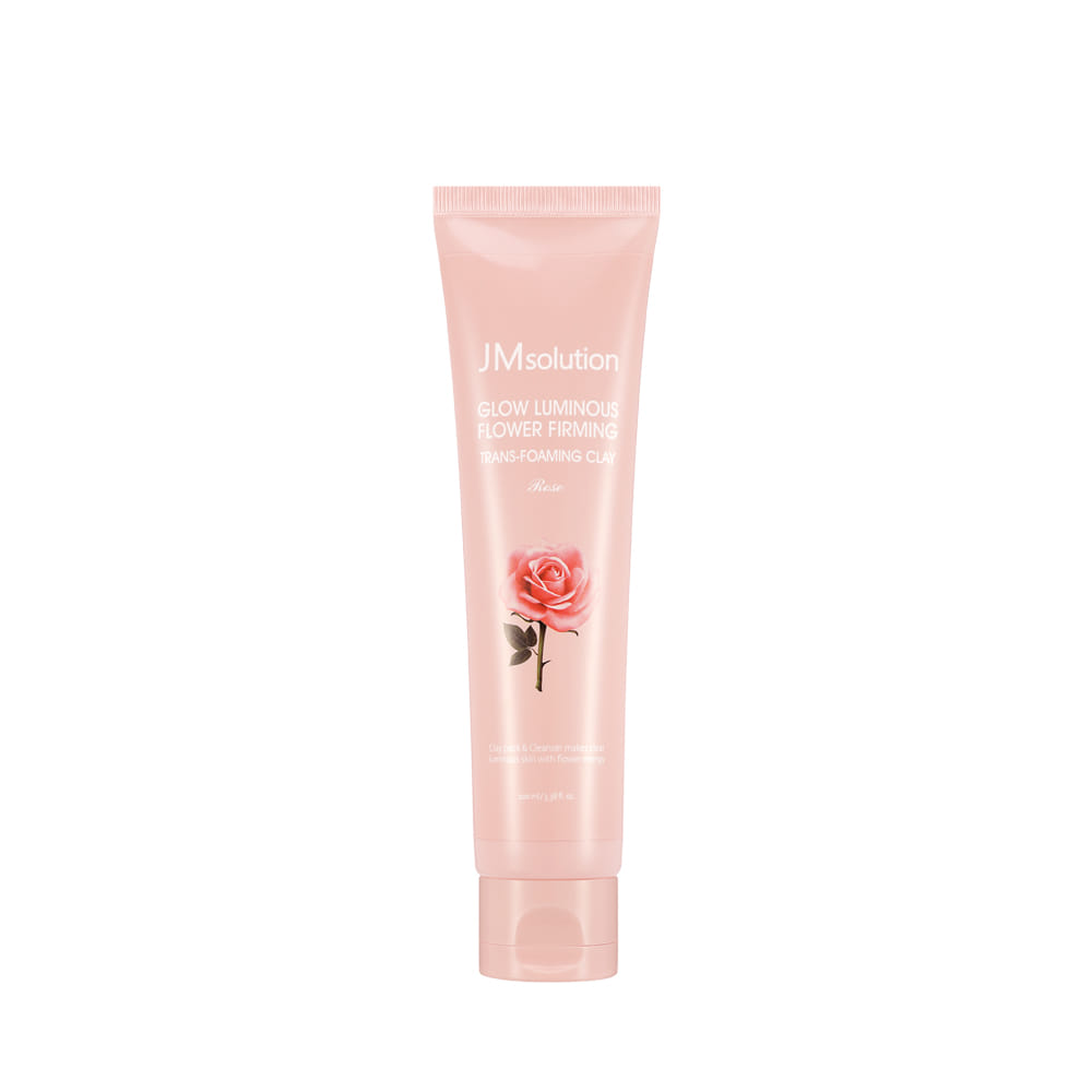 JMSOLUTION GLOW LUMINOUS FLOWER FIRMING TRANS-FOAMING CLAY Rose 100ml