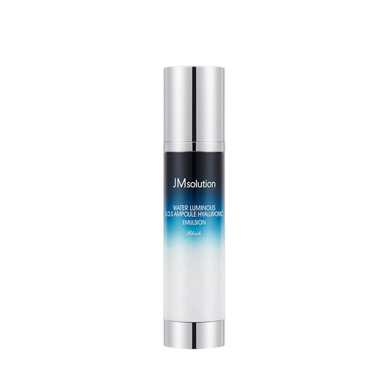 JMSOLUTION WATER LUMINOUS S.O.S AMPOULE HYALURONIC EMULSION Black120ml