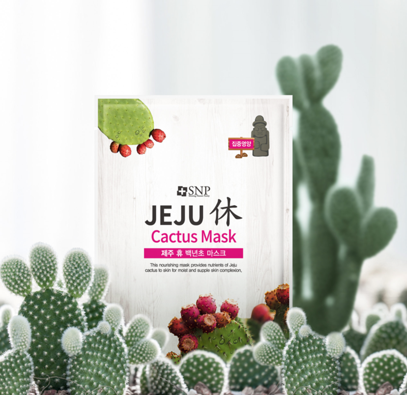 SNP Jeju Rest Cactus Mask 22ml