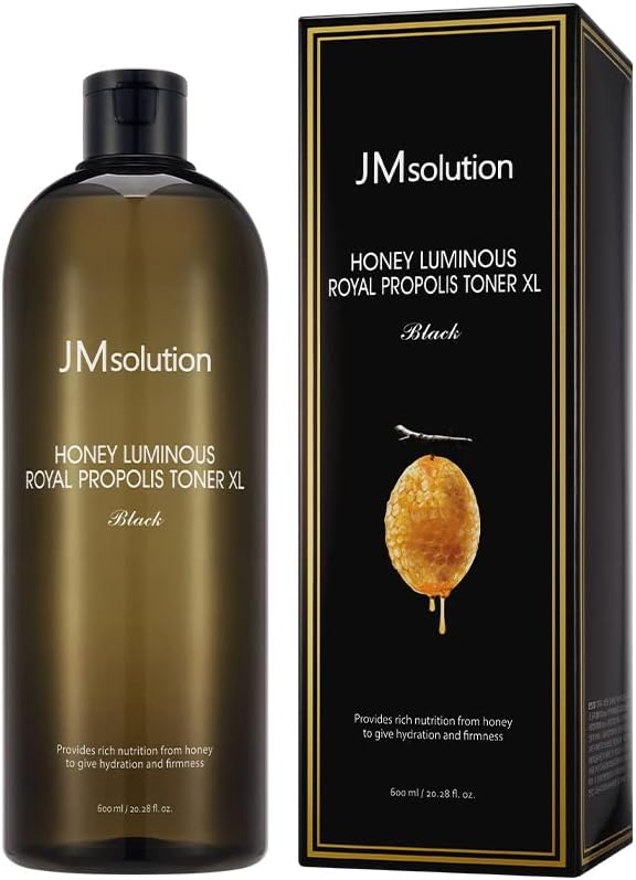 JMSOLUTION HONEY LUMINOUS ROYAL PROPOLIS TONER XL Black600ml