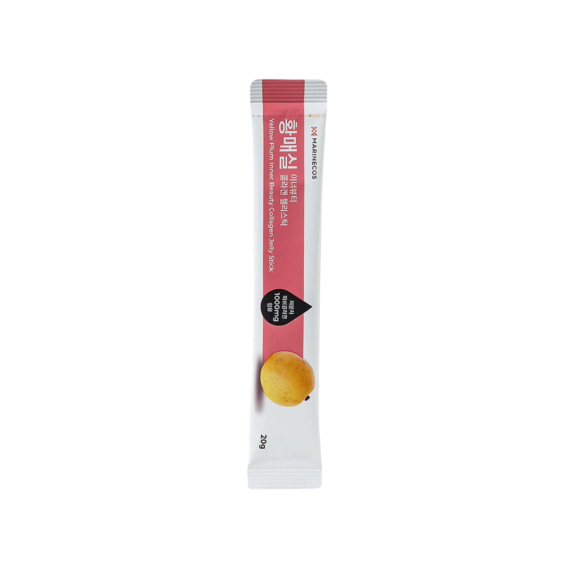 Yellow Plum Inner Beauty Collagen Jelly Stick 300g 20g x 15pcs  with Low-Molecular Fish Collagen 1000mg