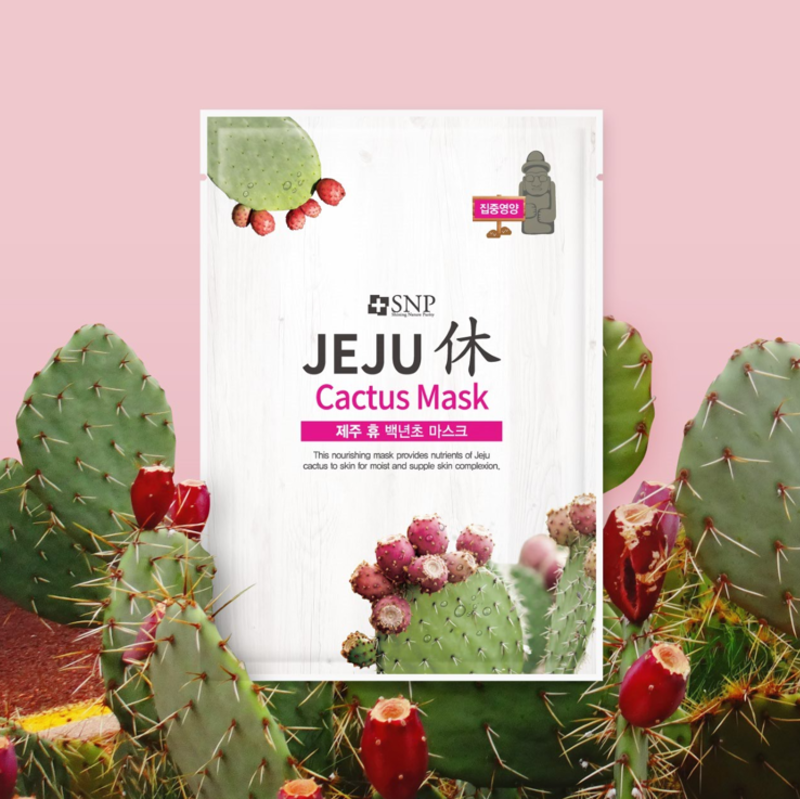 SNP Jeju Rest Cactus Mask 22ml