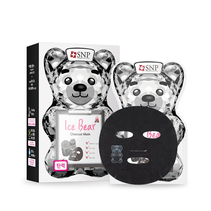 SNP Ice Bear Charcoal Mask 35ml
