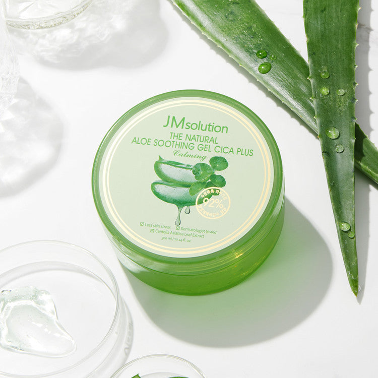 JMSOLUTION THE NATURAL ALOE SOOTHING GEL CICA PLUS calming 300ML