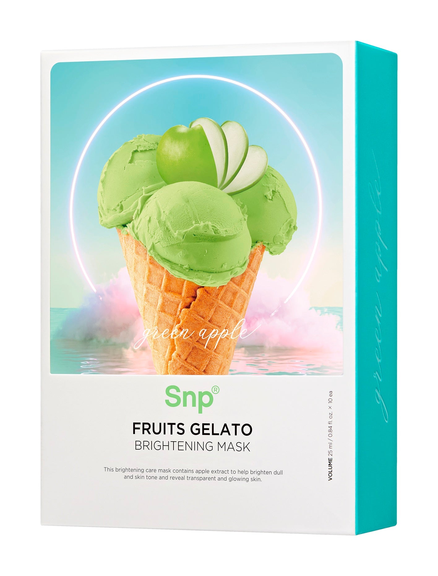 SNP Fruits Gelato Brightening Mask ( Green Apple) 25ml
