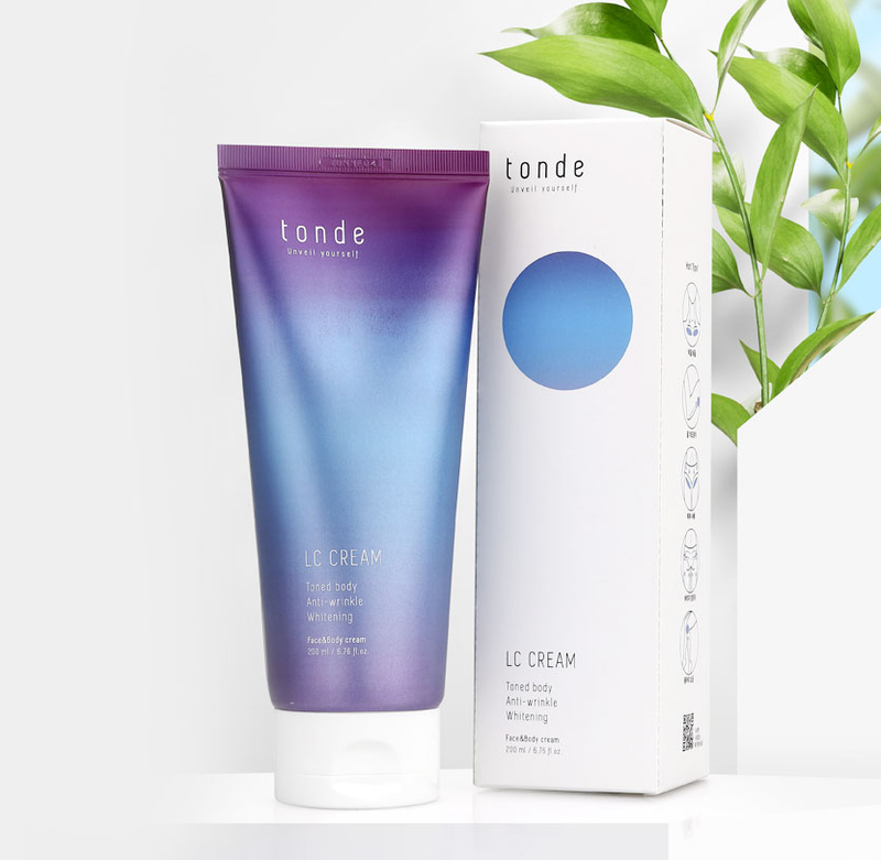 tonde LC CREAM 200ml, 100ml | Puffiness&Moisturizing Double Care Face&Body Firming All at Once  Super-easy Daily life with LC CREAM