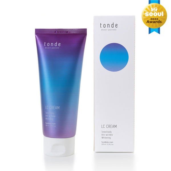 tonde LC CREAM 200ml, 100ml | Puffiness&Moisturizing Double Care Face&Body Firming All at Once  Super-easy Daily life with LC CREAM