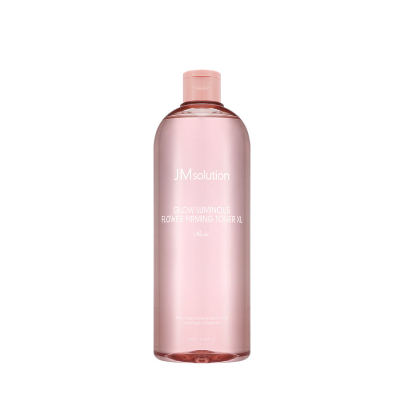 JMSOLUTION GLOW LUMINOUS FLOWER FIRMING TONER XL Rose600ml