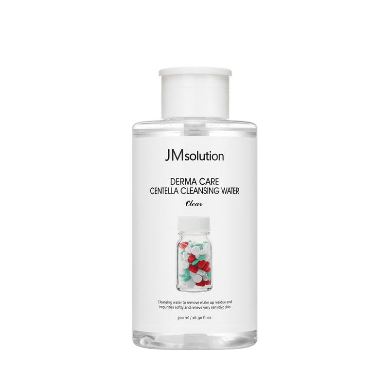 JMSOLUTION  DERMA CARE CENTELLA CLEANSING WATER  Clear500 ml