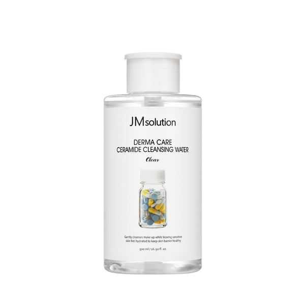 JMSOLUTION  DERMA CARE CERAMIDE CLEANSING WATER Clear 500ml