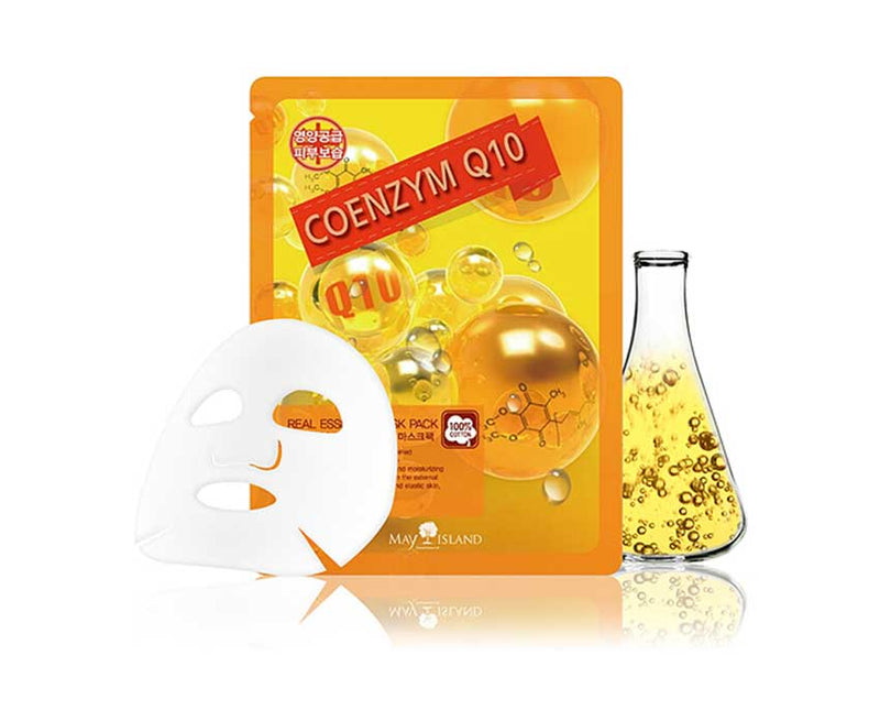 MAY ISLAND Real Essense Coenzyme Q10 Mask Pack 25mlx10pcs