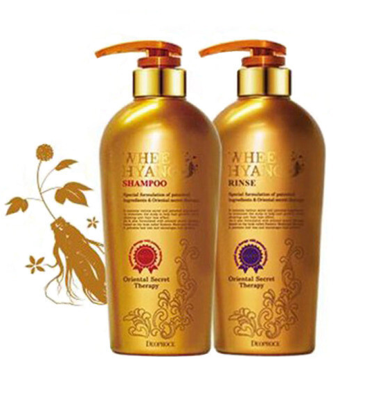 DEOPROCE WHEE HYANG SHAMPOO & CONDITIONER (RINSE) 530ml
