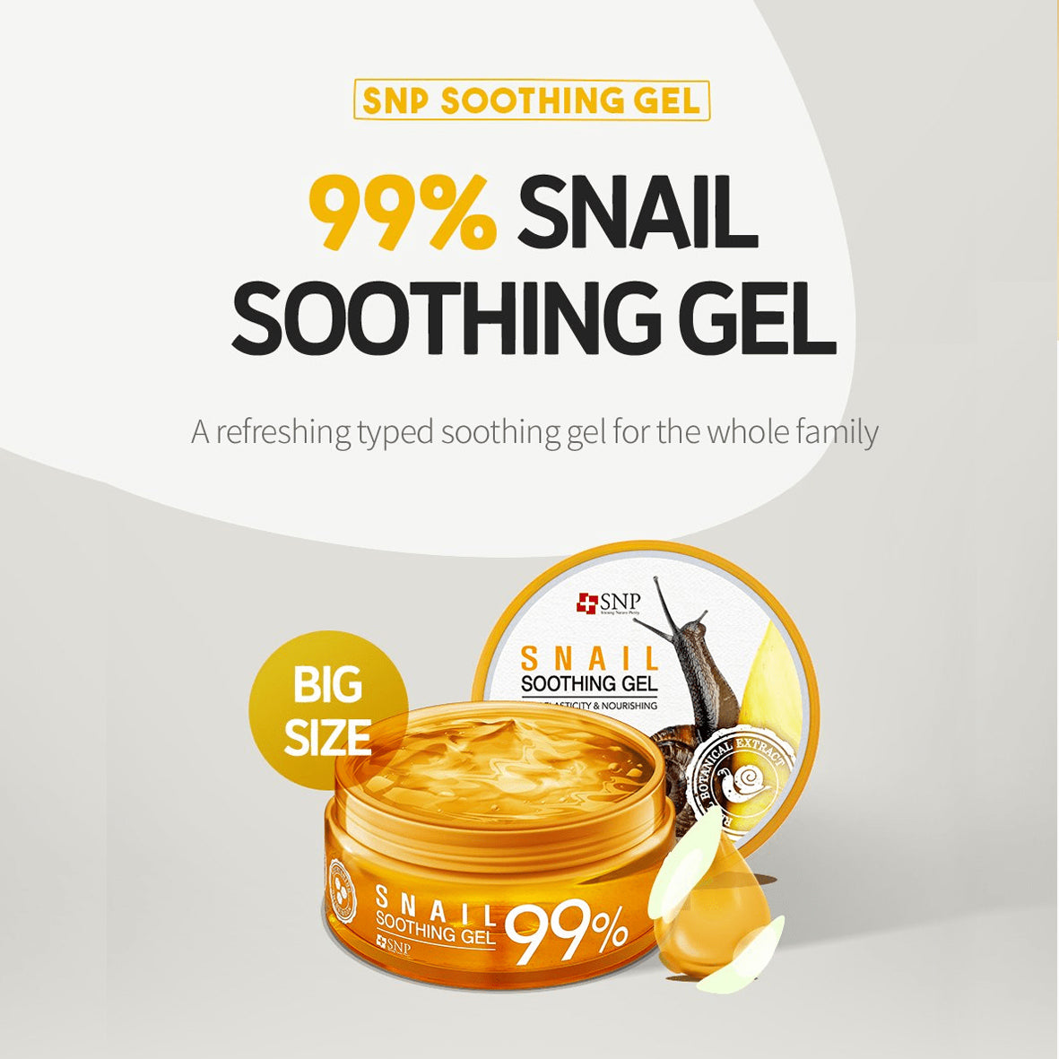SNP Snail Intensive Soothing Gel 300g