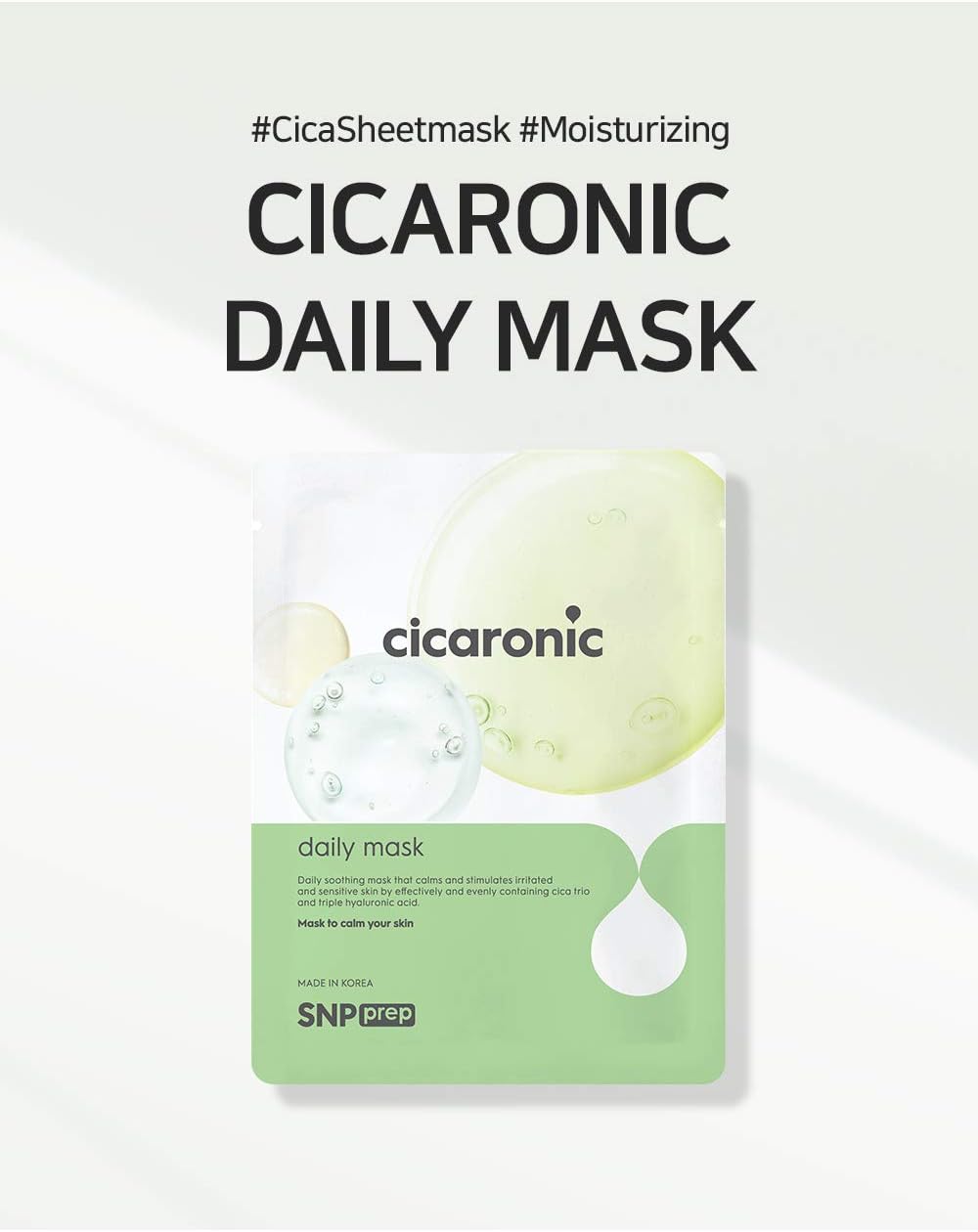 Snp Mask SNP Prep Cicaronic Daily Mask (Ver.2) 20ml – Dotrade, Inc. #B2B ...