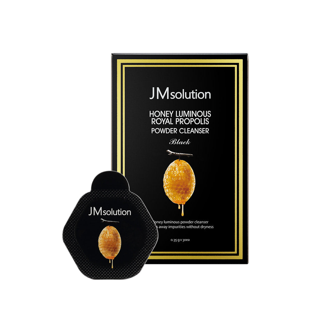 JMSOLUTION HONEY LUMINOUS ROYAL PROPOLIS POWDER CLEANSER Black0.35g*30