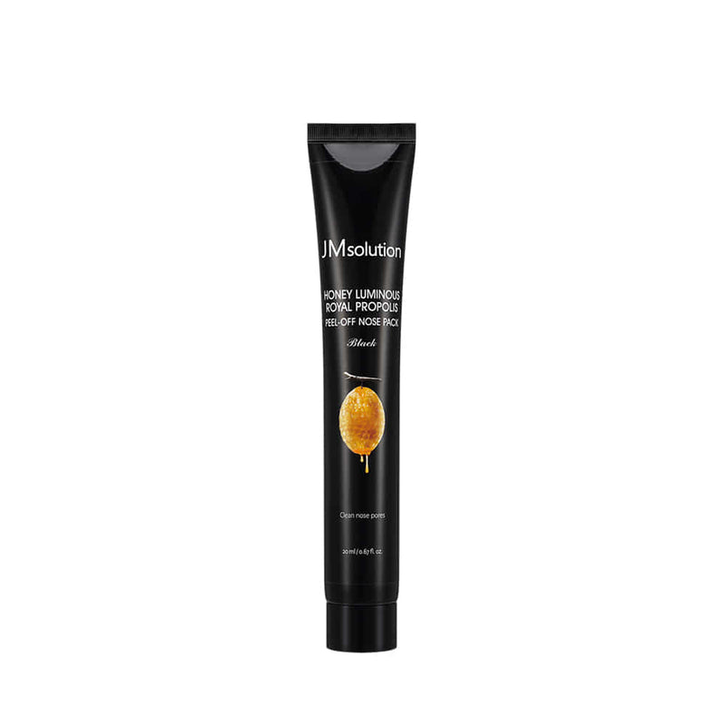 JMSOLUTION HONEY LUMINOUS ROYAL PROPOLIS PEEL-OFF NOSE PACK Black20ml