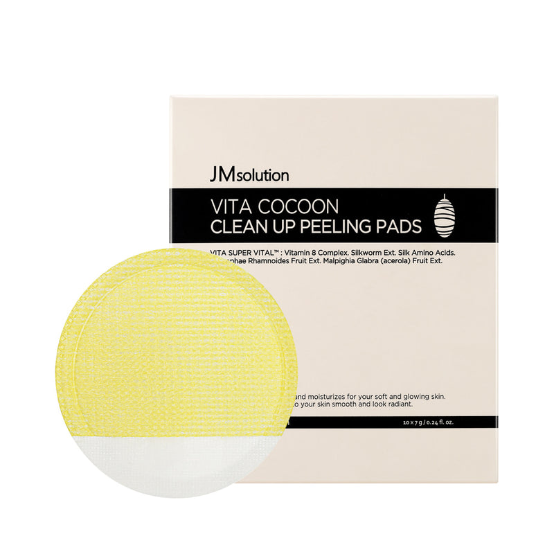 JMSOLUTION VITA COCOON CLEAN UP PEELING PADS10 pices