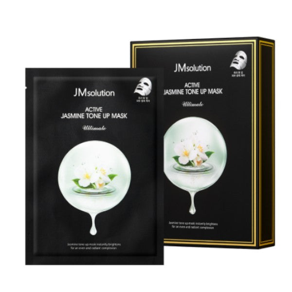 JMSOLUTION ACTIVE JASMINE TONE UP MASK ULTIMATE30ml*10 pices