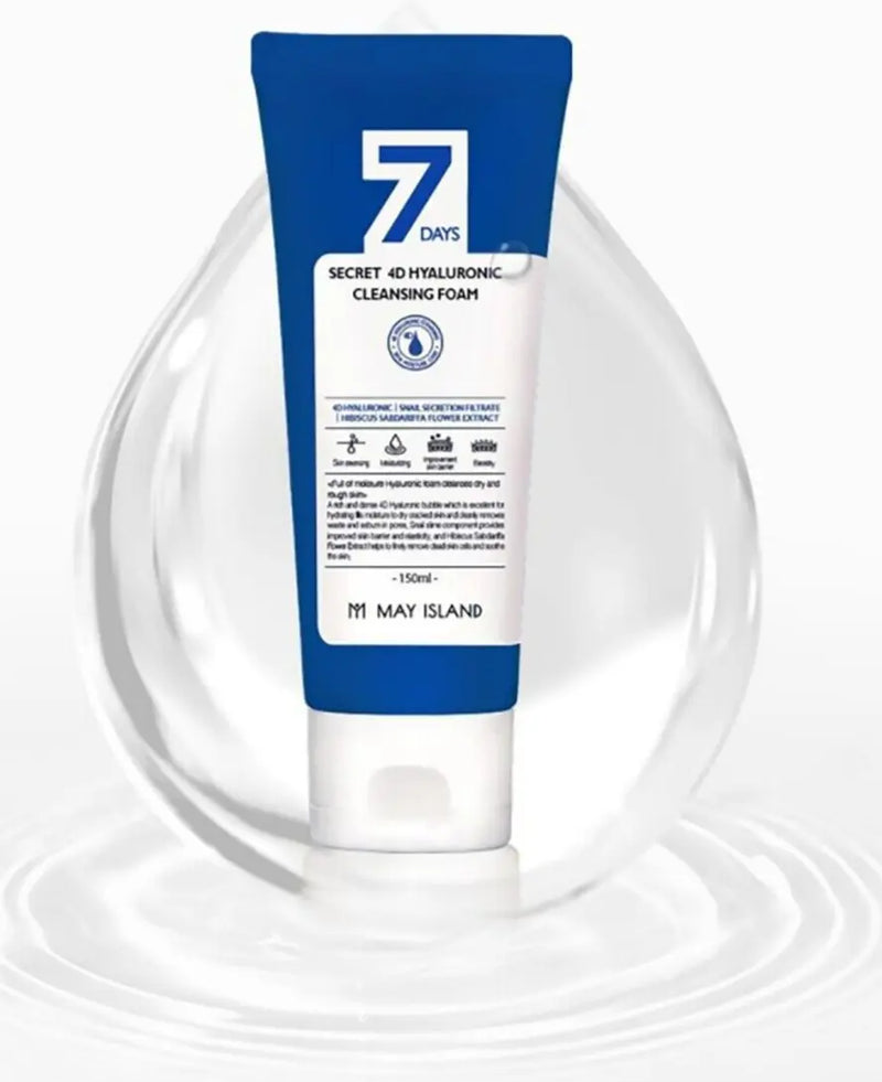 MAY ISLAND 7 Secret 4D Hyaluronic Cleansing Foam 150ml
