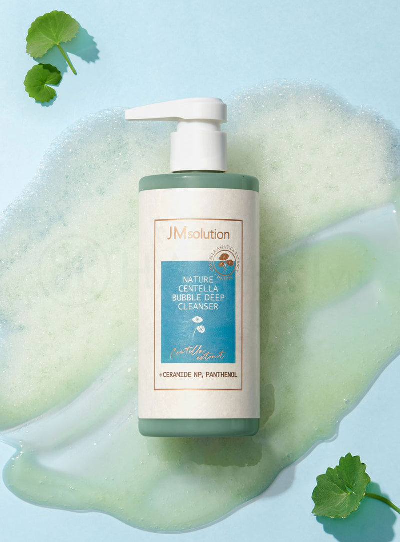 JMSOLUTION NATURE CENTELLA BUBBLE DEEP CLEANSER 300ml