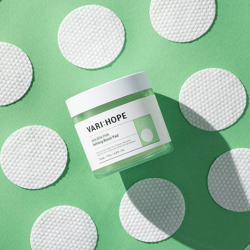 VARIHOPE AHA BHA PHA Refining Boost Pad 332g