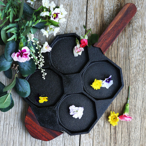 MommysPOT Cast Iron Grill Pan  Egg pan 22cm