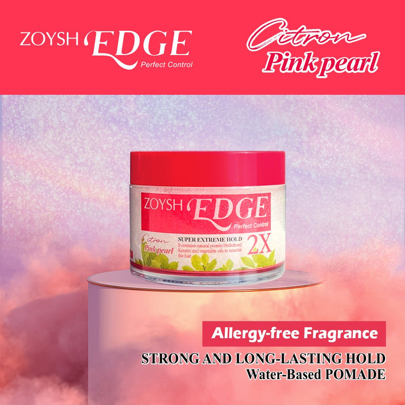 ZOYSH EDGE Perfect Control Super Extreme Hold 2X 100g | Water-Based Pomade | For All Hair Types, 48Hrs Lasting, Non-Flaking, Allergy Free Fragrance