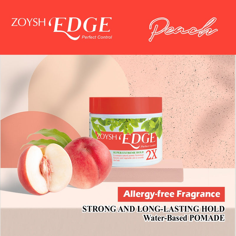 ZOYSH EDGE Perfect Control Super Extreme Hold 2X 100g | Water-Based Pomade | For All Hair Types, 48Hrs Lasting, Non-Flaking, Allergy Free Fragrance