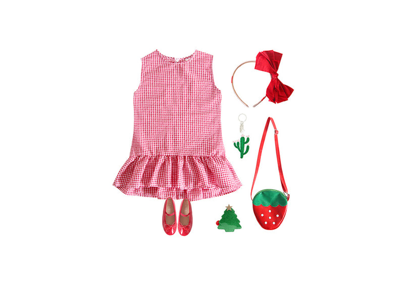 Children's Checked One-Piece Dress - 2 Colors - Dotrade Express. Trusted Korea Manufacturers. Find the best Korean Brands