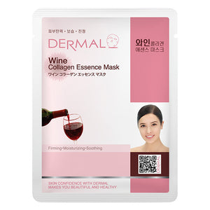 DERMAL Wine Collagen Essence Mask 10 Pieces - Dotrade Express. Trusted Korea Manufacturers. Find the best Korean Brands
