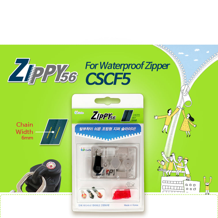 ZIPPY56 For Waterproof Zipper CSCF5