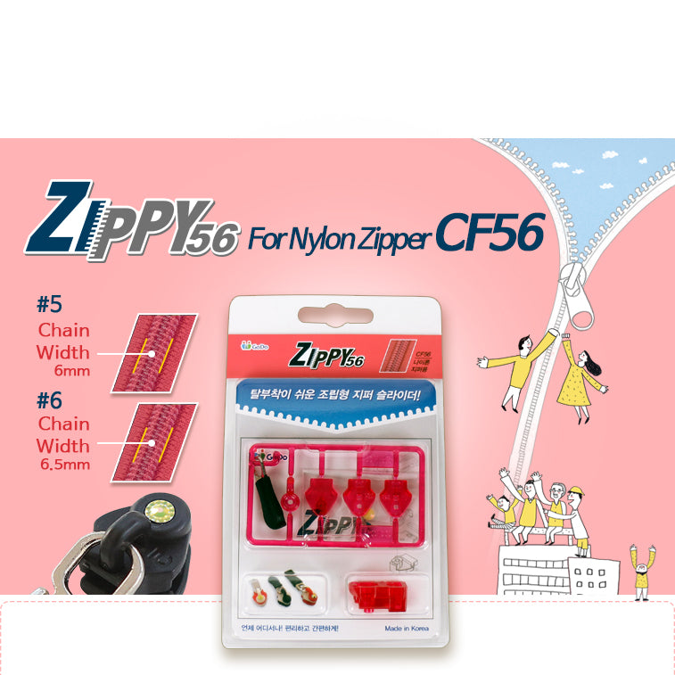 ZIPPY56 For Nylon Zipper CF56