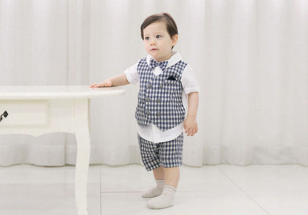 Baby 3 Piece Check Suit Set - Dotrade Express. Trusted Korea Manufacturers. Find the best Korean Brands